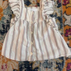 Zara Striped Kids Top - Cream, Pink, Blue